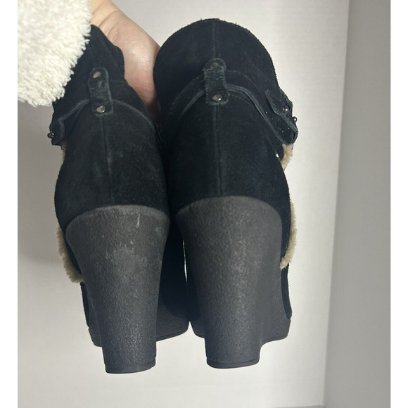 Ugg Alexandria Wedge Boot Women's Ankle Bootie Size 9.5 Lined - Picture 10 of 11